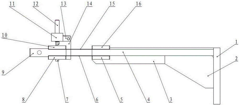 Mechanical arm structure capable of adjusting contact force and reducing deformation influences