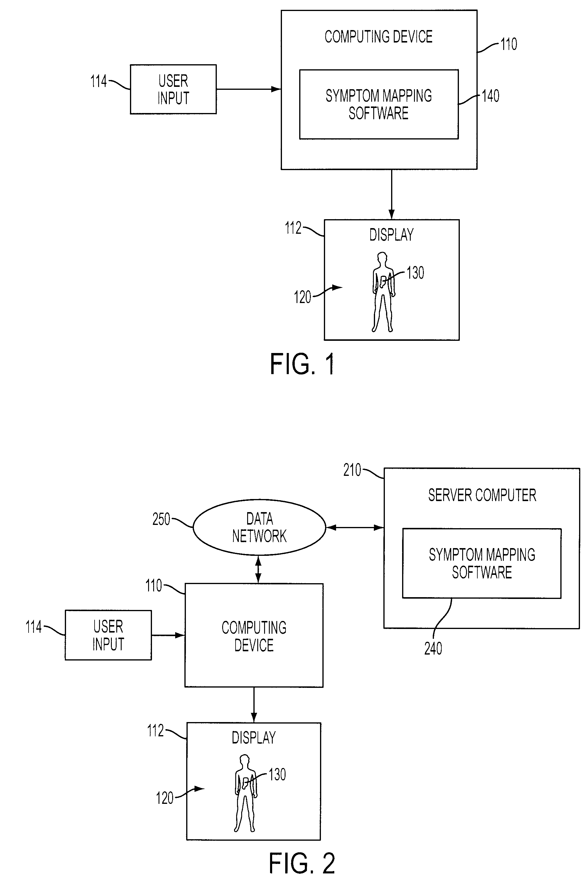 System and method for mapping pain depth