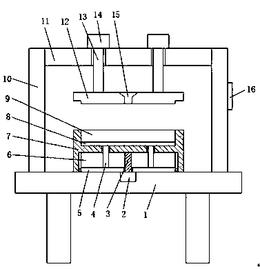 Injection mold for refrigerator