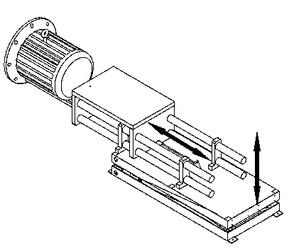 Large-scale motor assembling and carrying device and assembling and carrying method