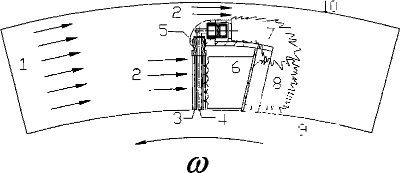 Integrated burner with back step precombustion stage and V-groove main combustion stage