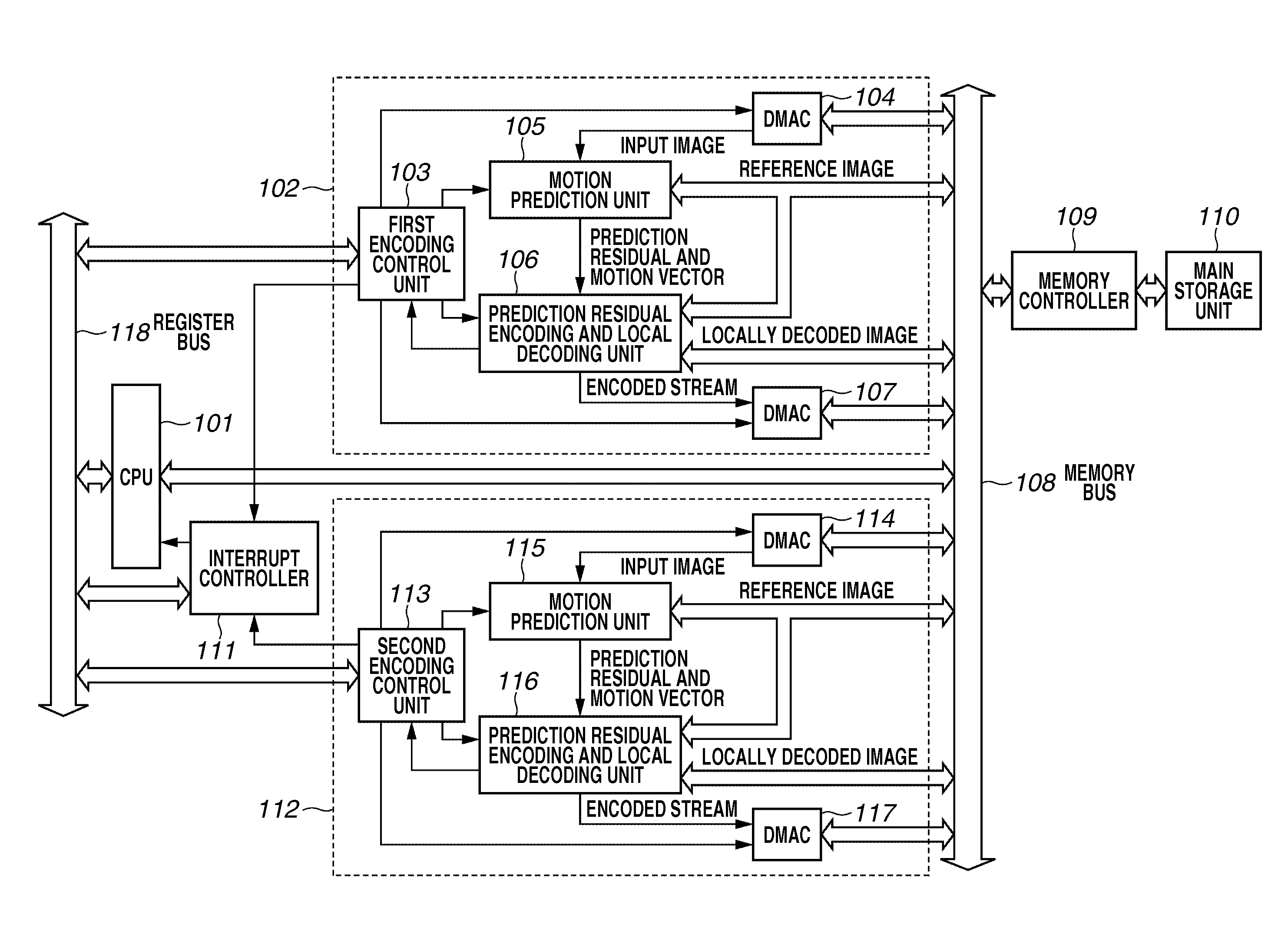 Image encoding or decoding apparatus, system, method, and storage medium for encoding or decoding a plurality of images in parallel