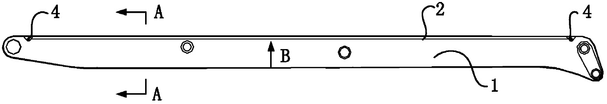 Prestress reinforced boom, prestress reinforced support leg and pump truck