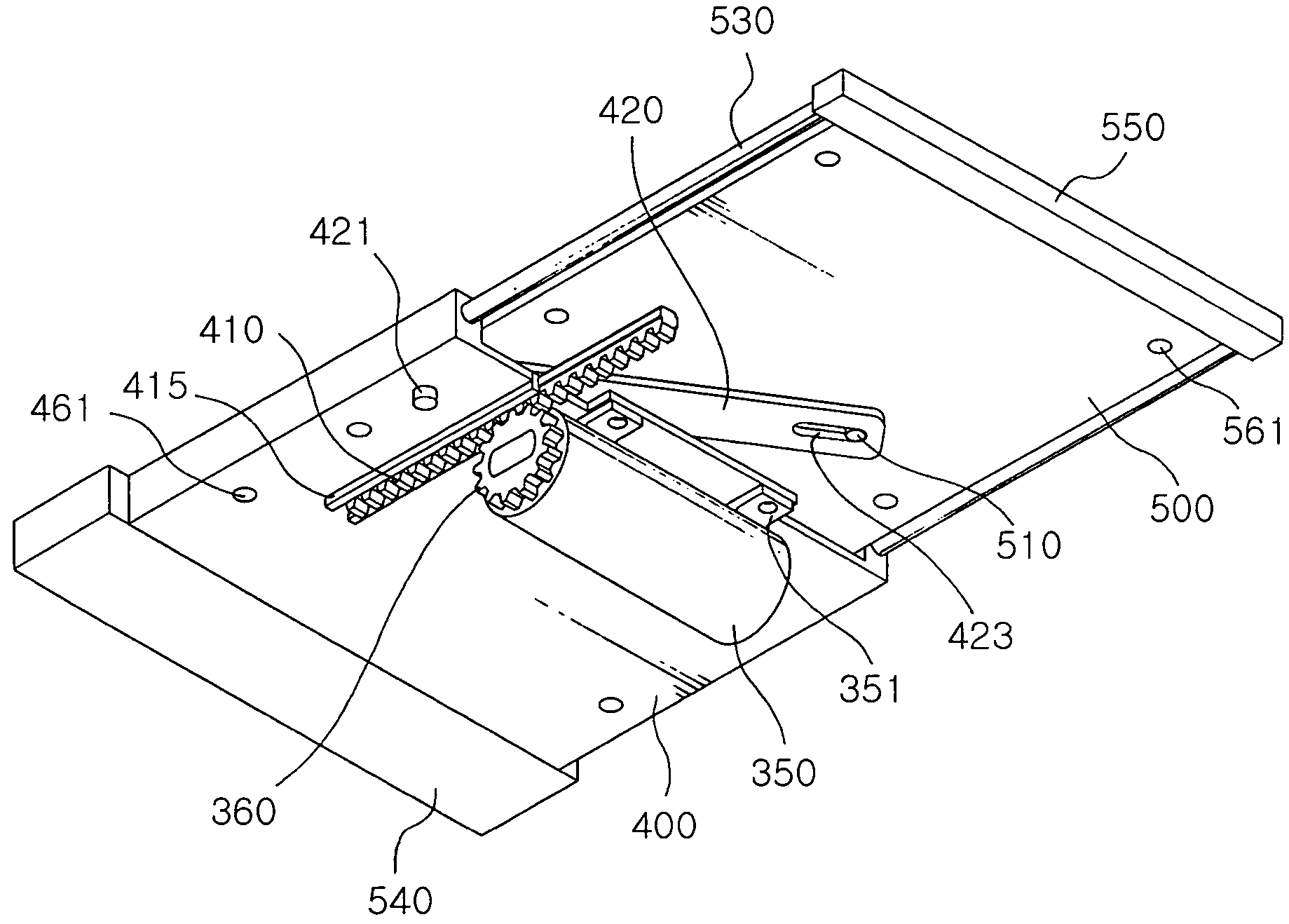 Automatic/manual slide type communication terminal