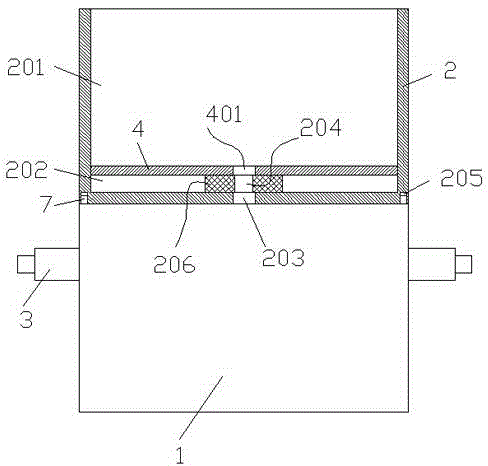 Oscillating sowing machine