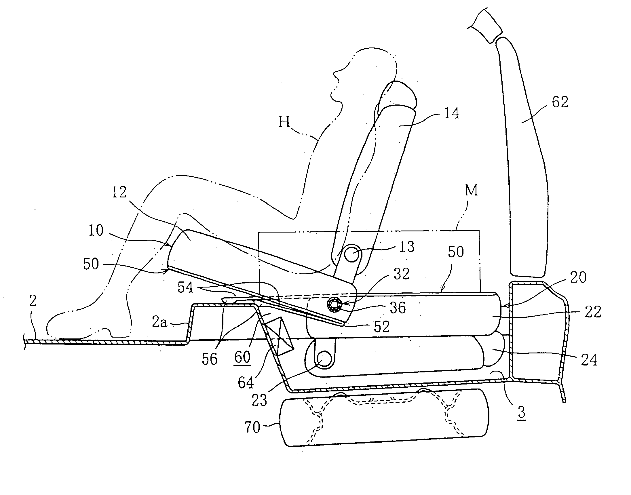 Vehicle seat apparatus