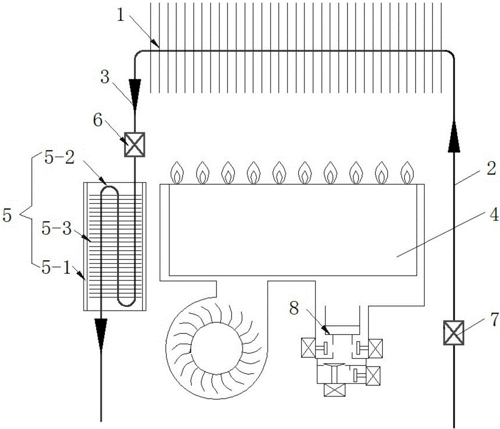 Water temperature fluctuation preventing fuel water heater