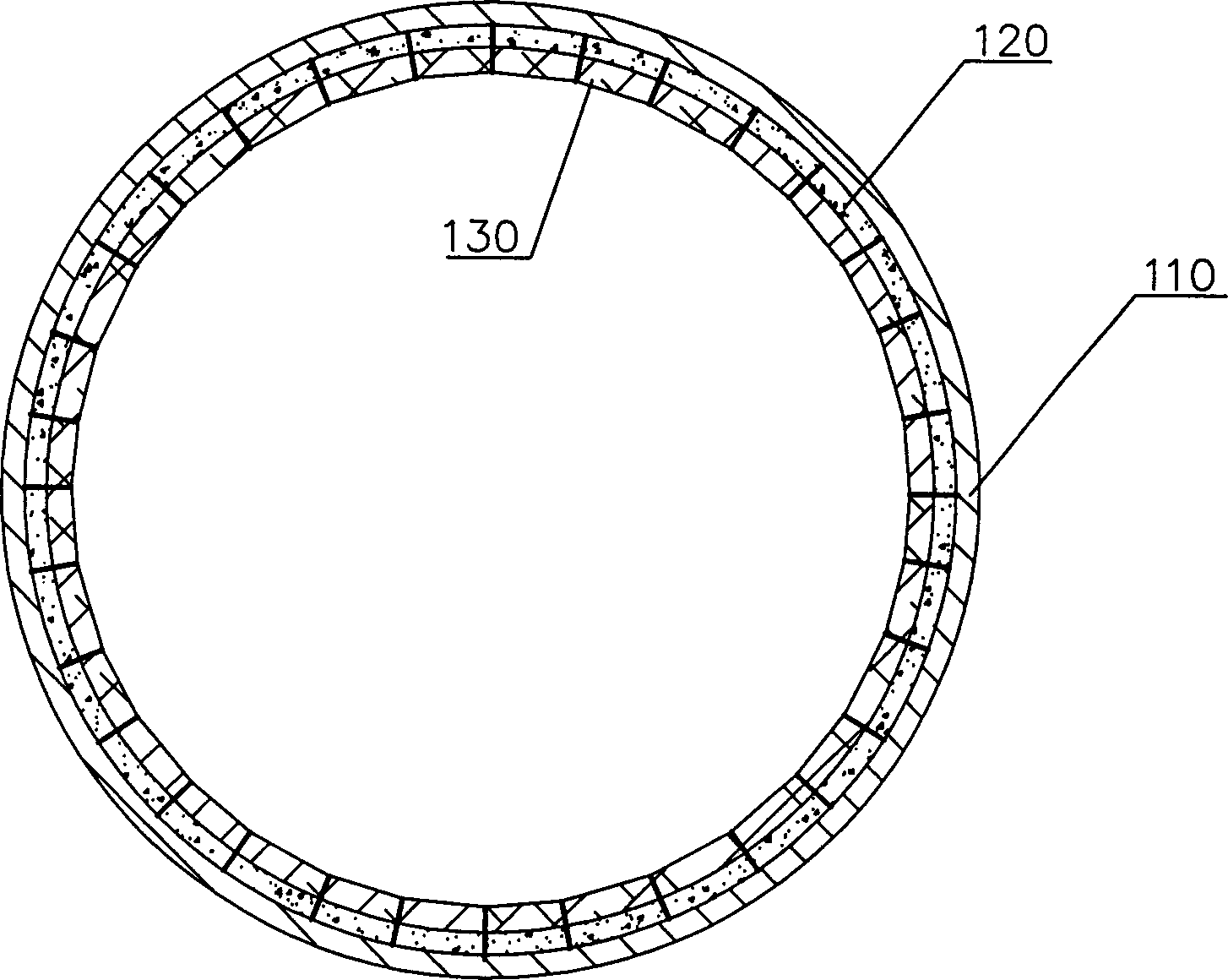 Rotary kiln and method for producing calcining color frit using rotary kiln