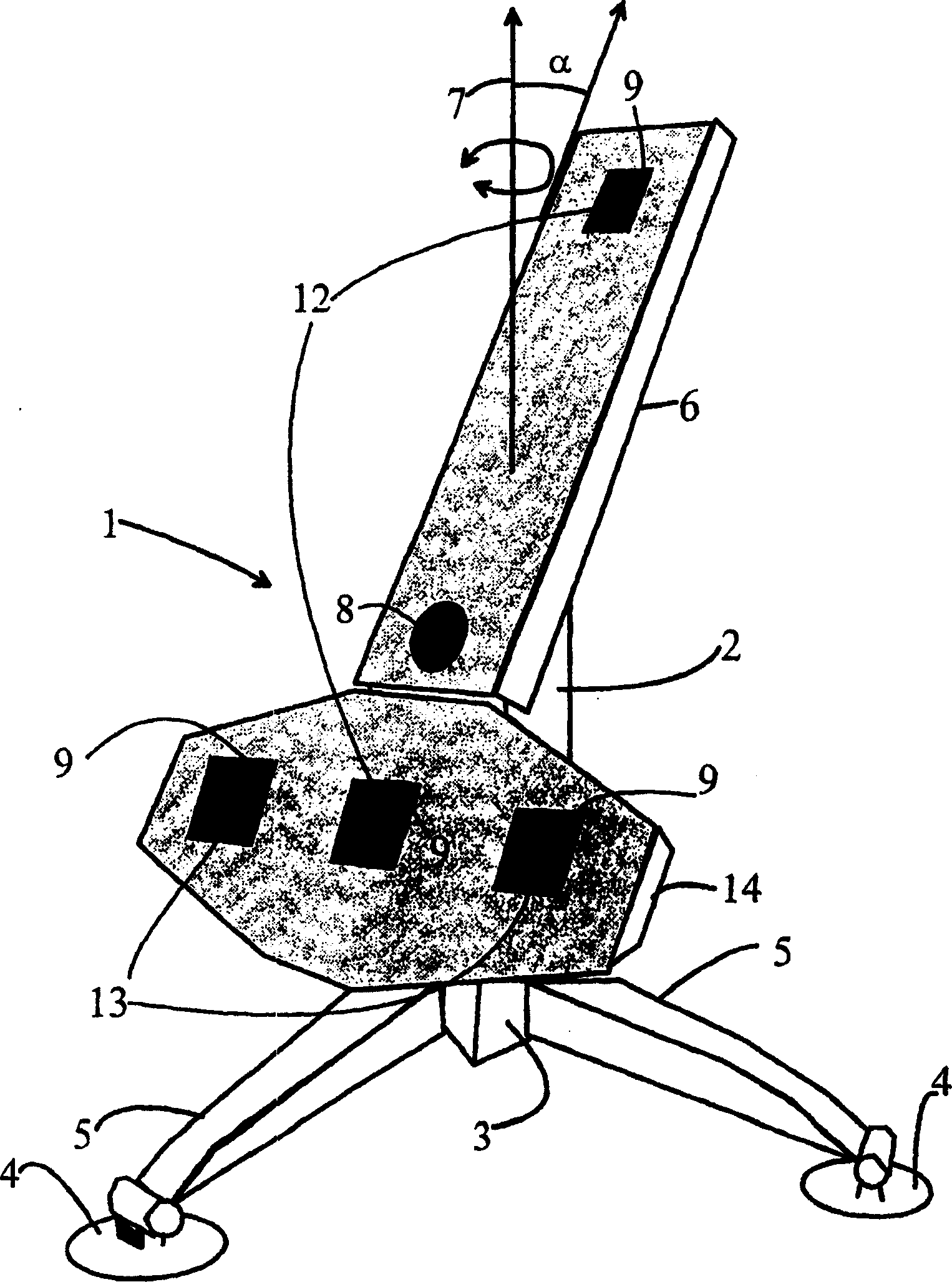 Antenna system and method for measuring the azimuth and elevation angles of an active, signal sending radiosonde