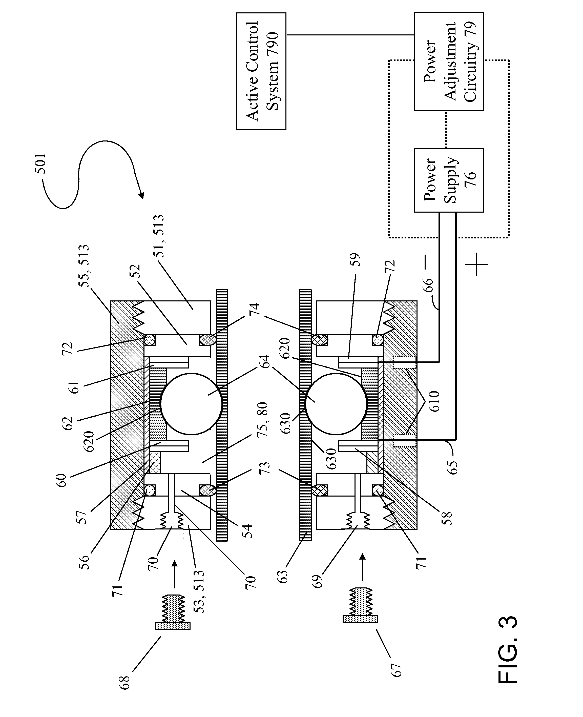 Bearing Apparatus Featuring Electrorheological Fluid Lubrication