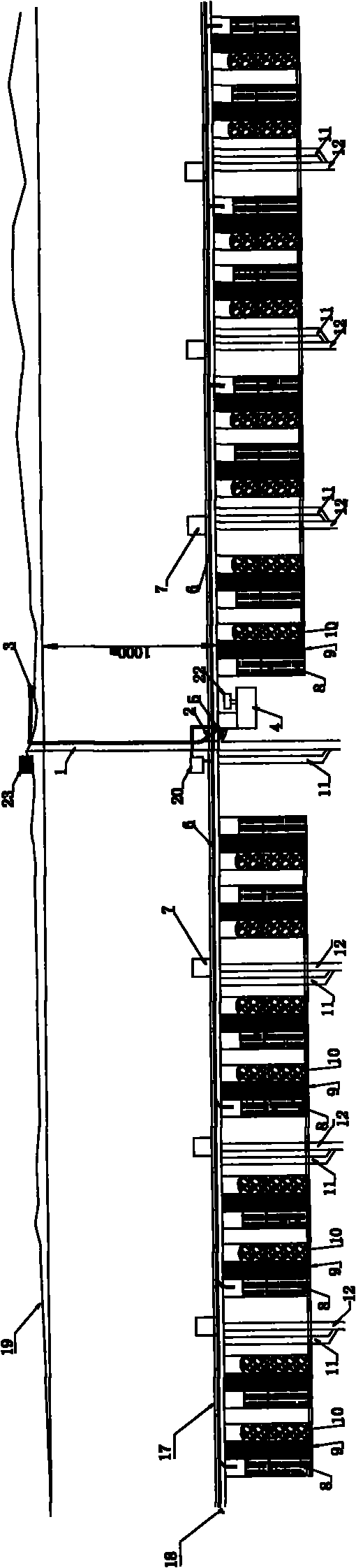 Deeply buried iron mineral resource underground mining and concentrating integration system