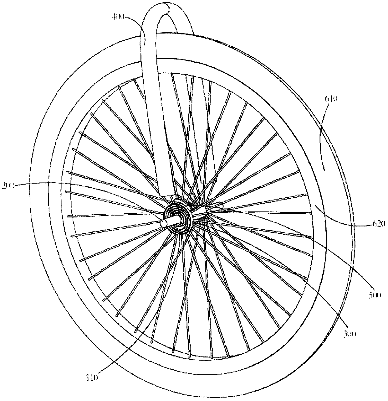 Brake device for preventing two-wheeled vehicle from sudden brake falling