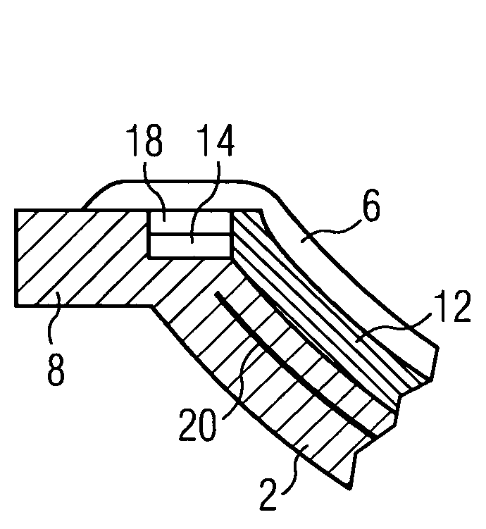 Mould and method for vacuum assisted resin transfer moulding