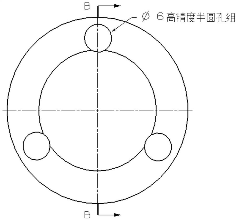 A boring and milling method for high-precision semicircular hole group