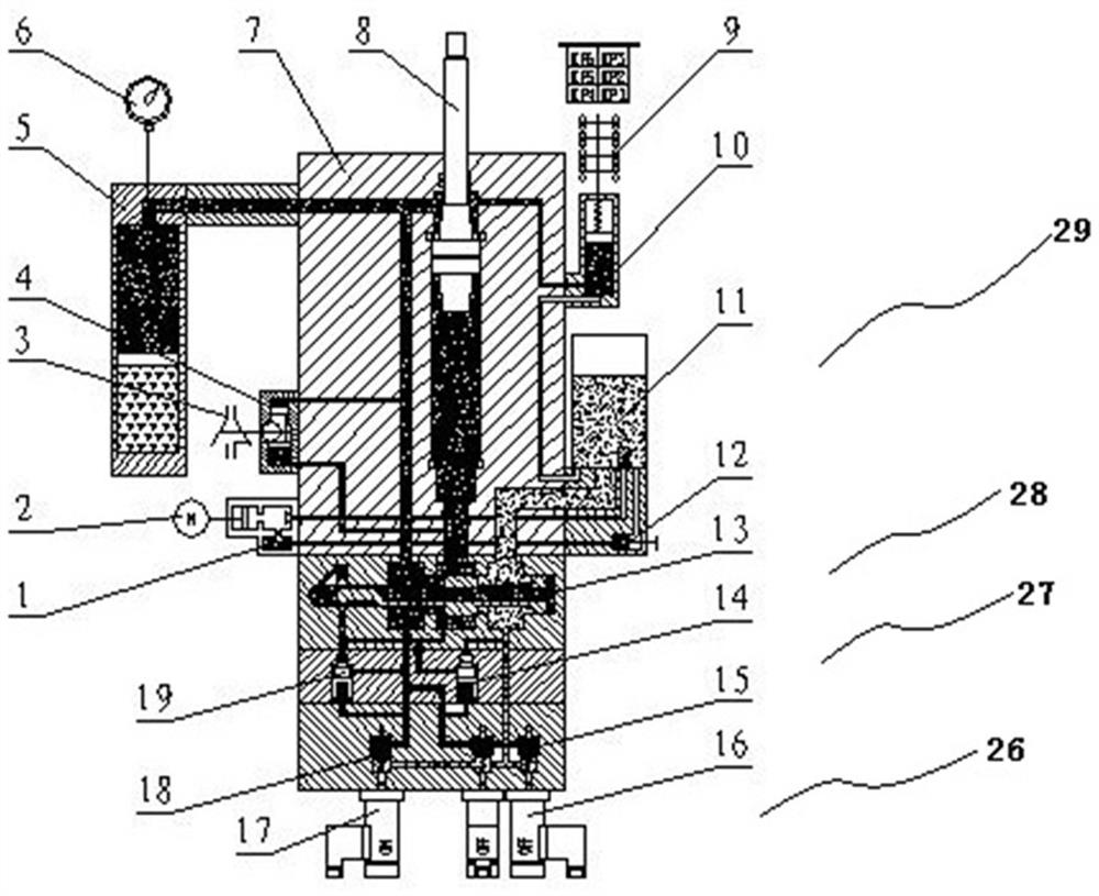 A hydraulic operating mechanism and a switch using the same