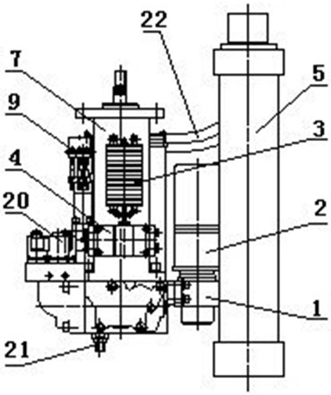 A hydraulic operating mechanism and a switch using the same