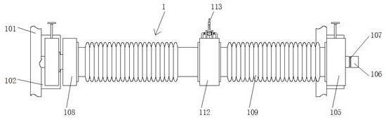 Spraying dust falling and cooling device for building construction working face