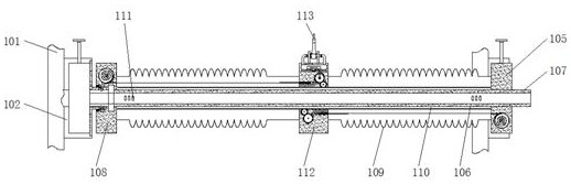 Spraying dust falling and cooling device for building construction working face