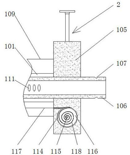 Spraying dust falling and cooling device for building construction working face