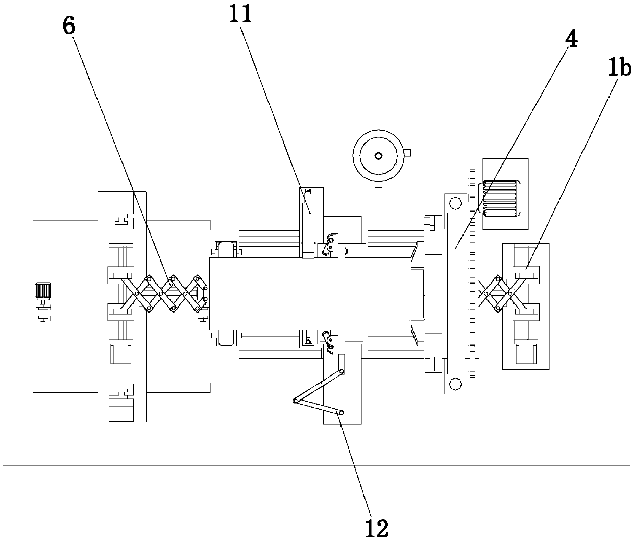 Working method of steel pipe inner wall and outer wall automatic spraying machine