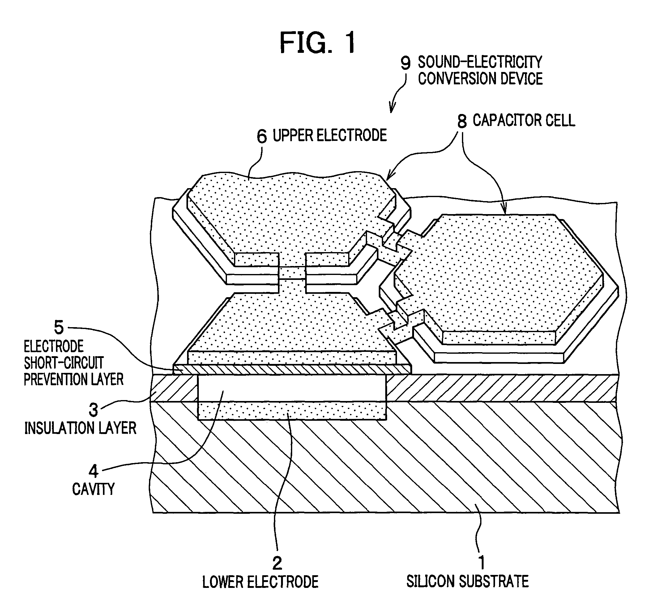 Sound-electricity conversion device, array-type ultrasonic transducer, and ultrasonic diagnostic apparatus