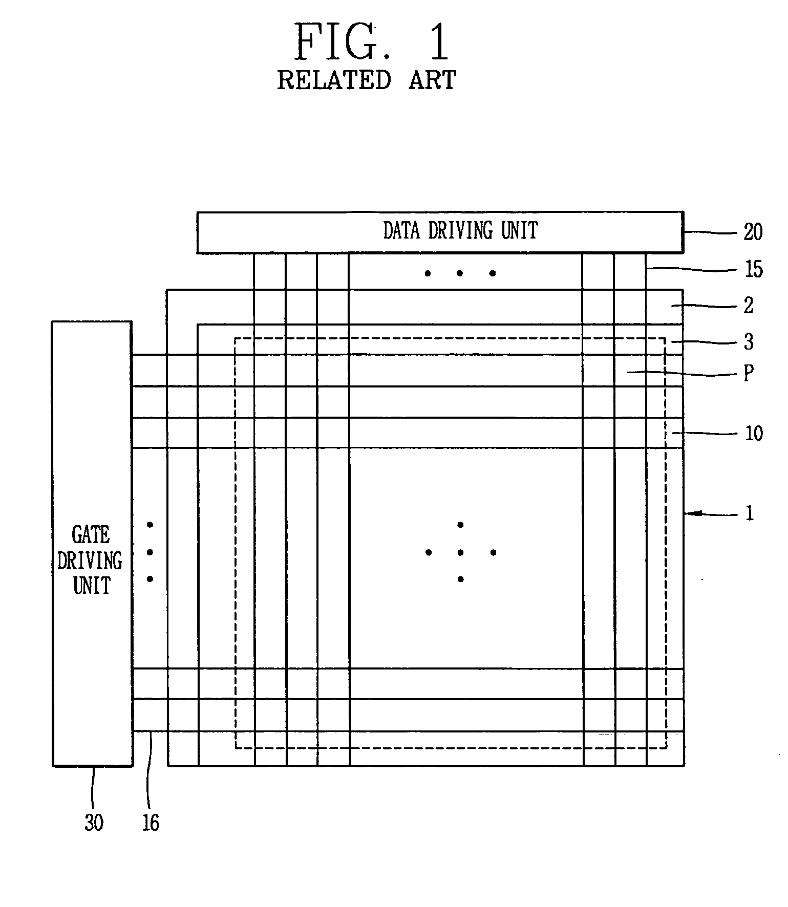 Driving unit for liquid crystal display device