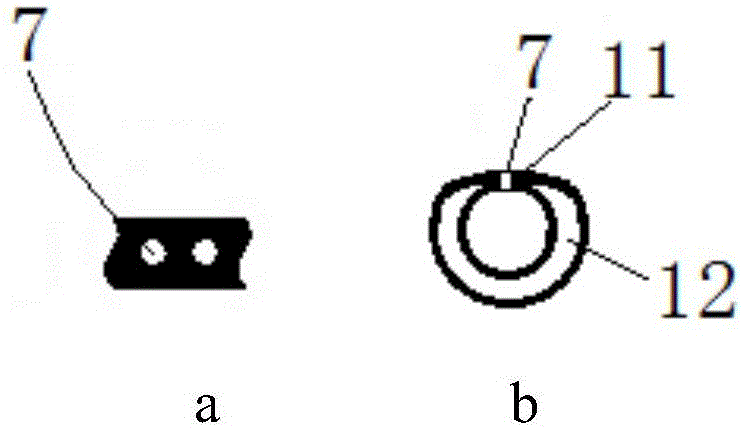 Balloon catheter provided with side holes