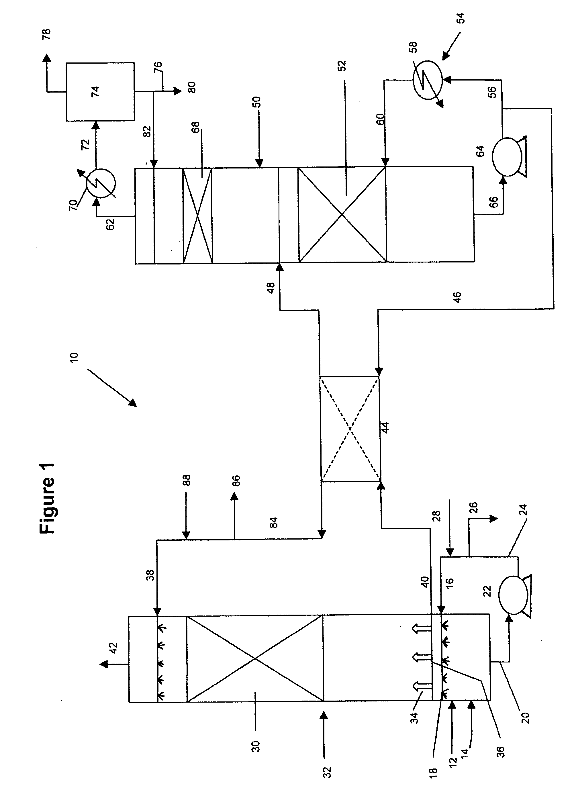 Regeneration of ion exchangers that are used for salt removal from acid gas capture plants