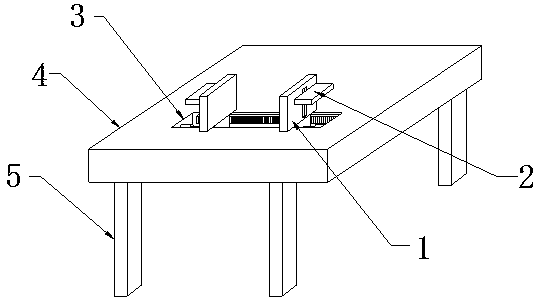 A medical bed leg separation mechanism