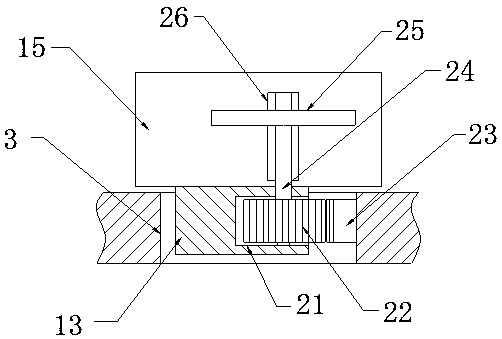 A medical bed leg separation mechanism