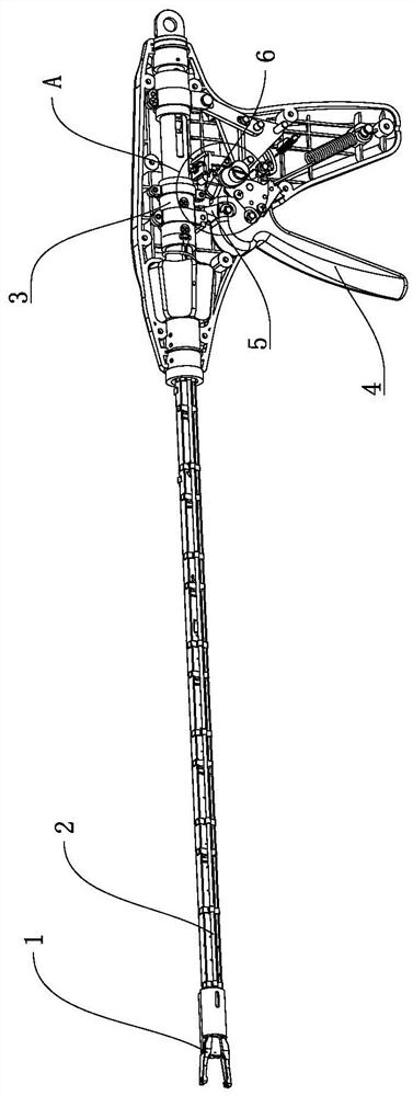 The step-by-step feeding mechanism applied to the continuous clip applicator