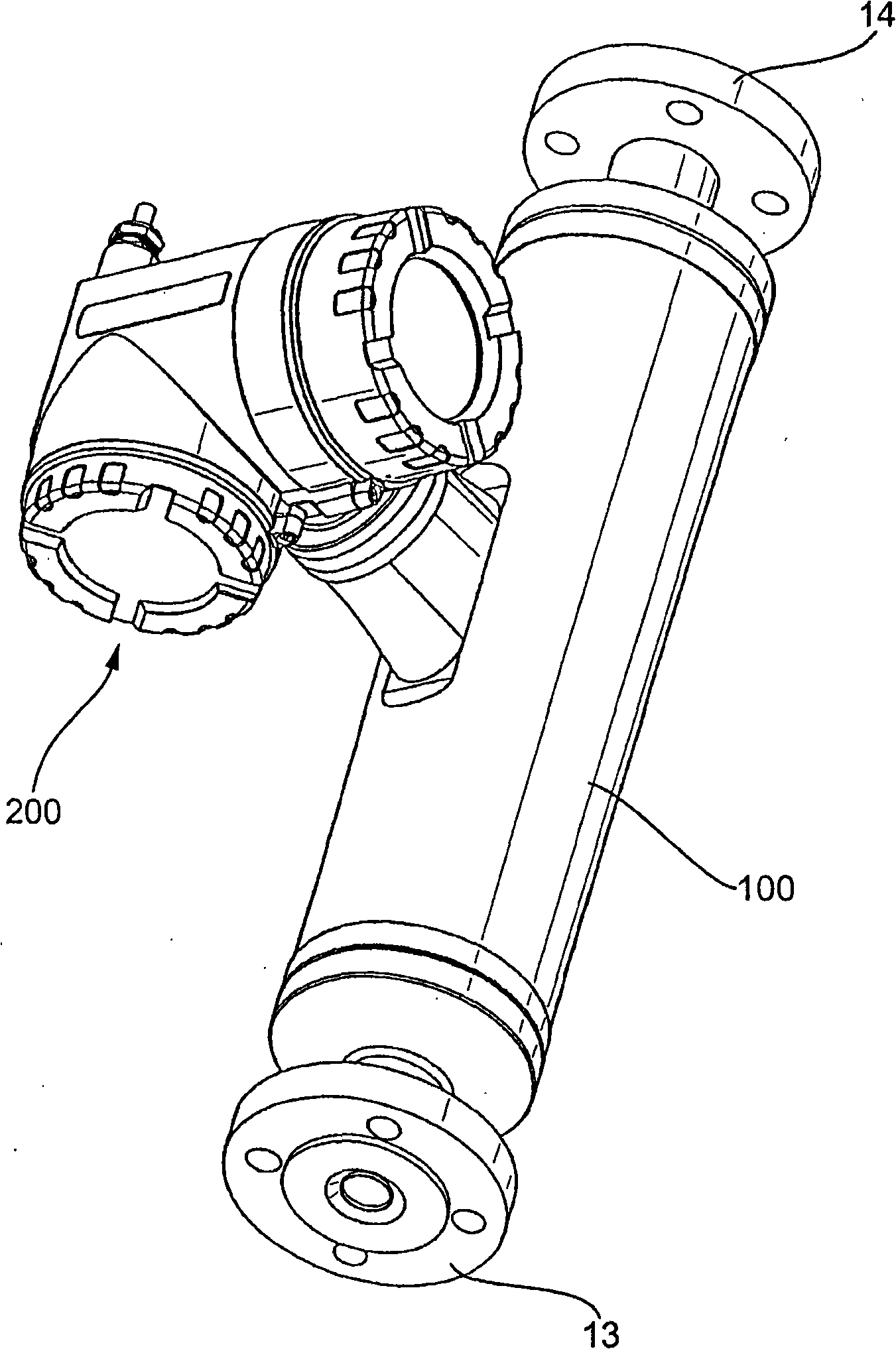 In-line measuring devices and method for compensating measurement errors in in-line measuring devices