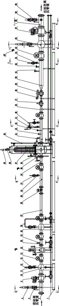 Fuel gas pressure regulation device for city gas gate station