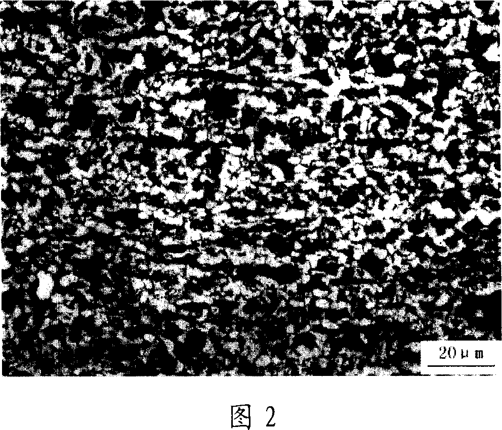 Heat processing method for obtaining fine grain ferrite in medium carbon steel