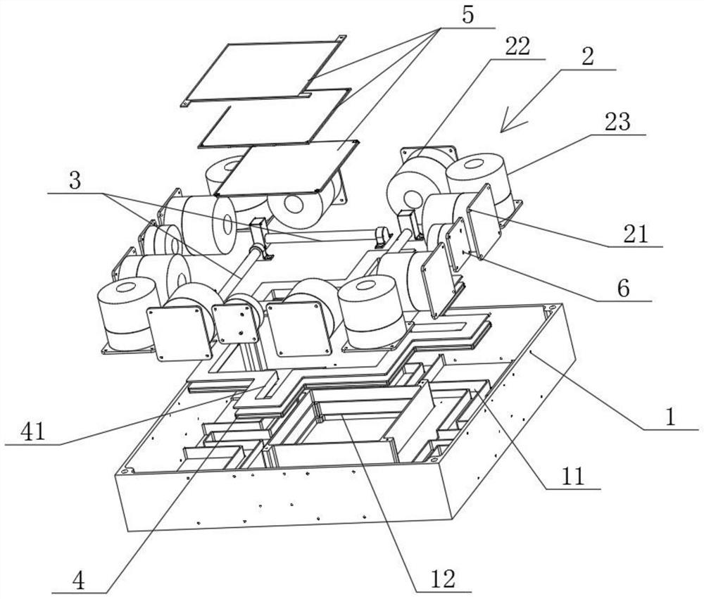 Multi-redundancy satellite intelligent attitude control assembly and working method thereof