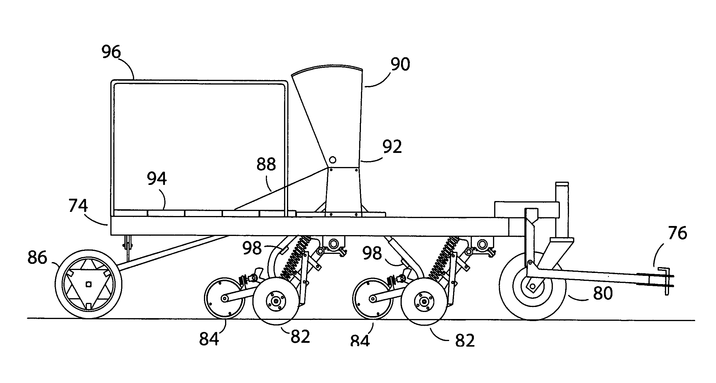 Apparatus for hill plot farming of cereal grain crops