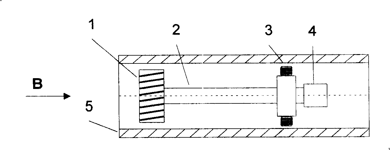 Pipeline crack far-field vortex checking method