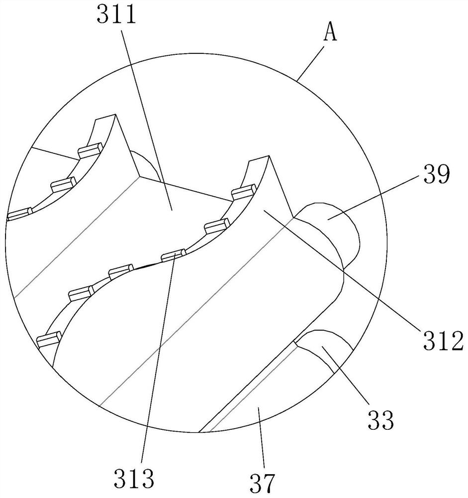 Singeing device for textile processing