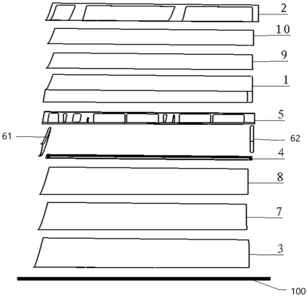 Method and tool for checking forming quality of cementing surface of double-curved-surface variable-thickness aluminum honeycomb