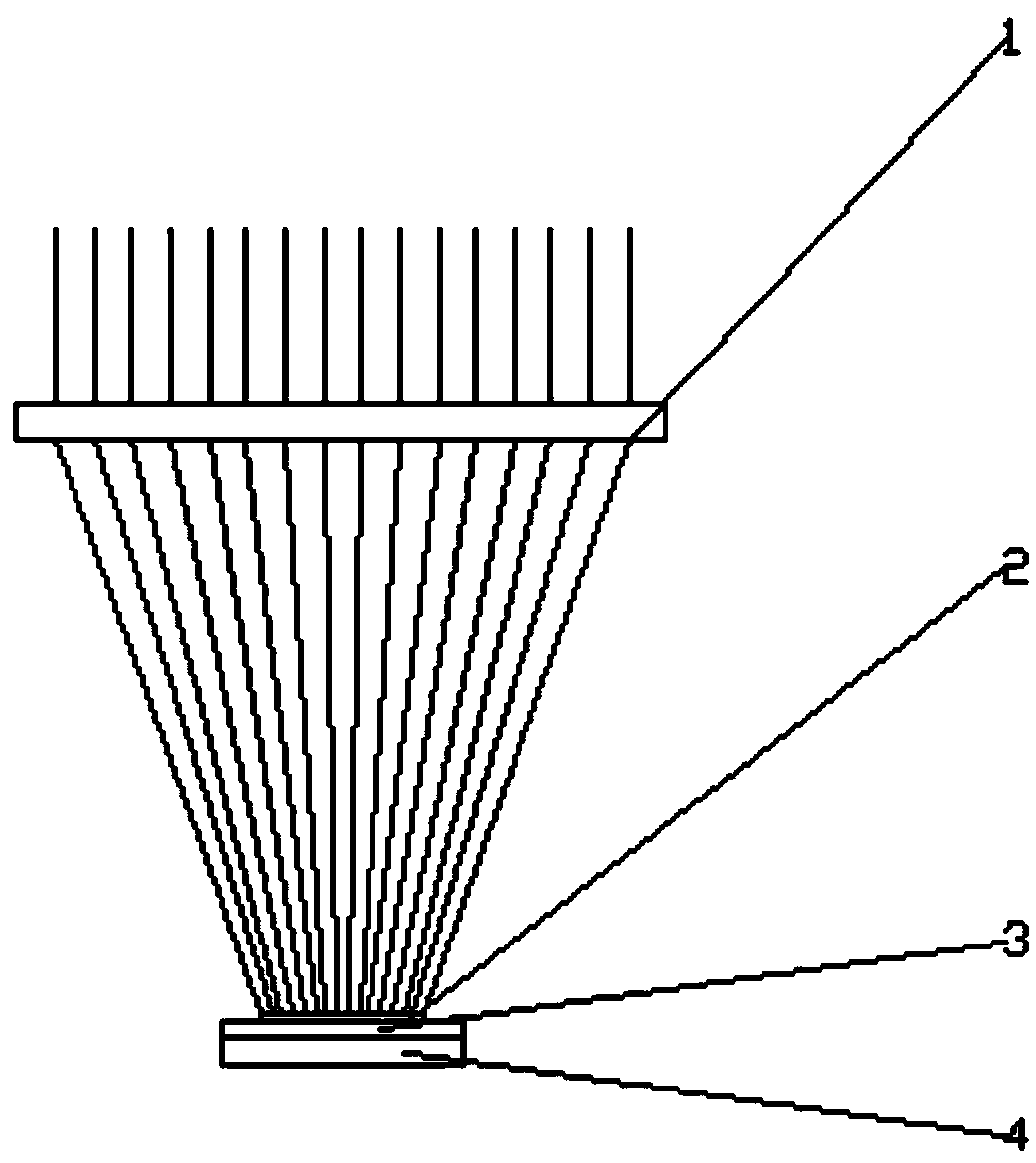 Device for enhancing heat dissipation of concentrating photovoltaic assembly based on graphene and heat pipe