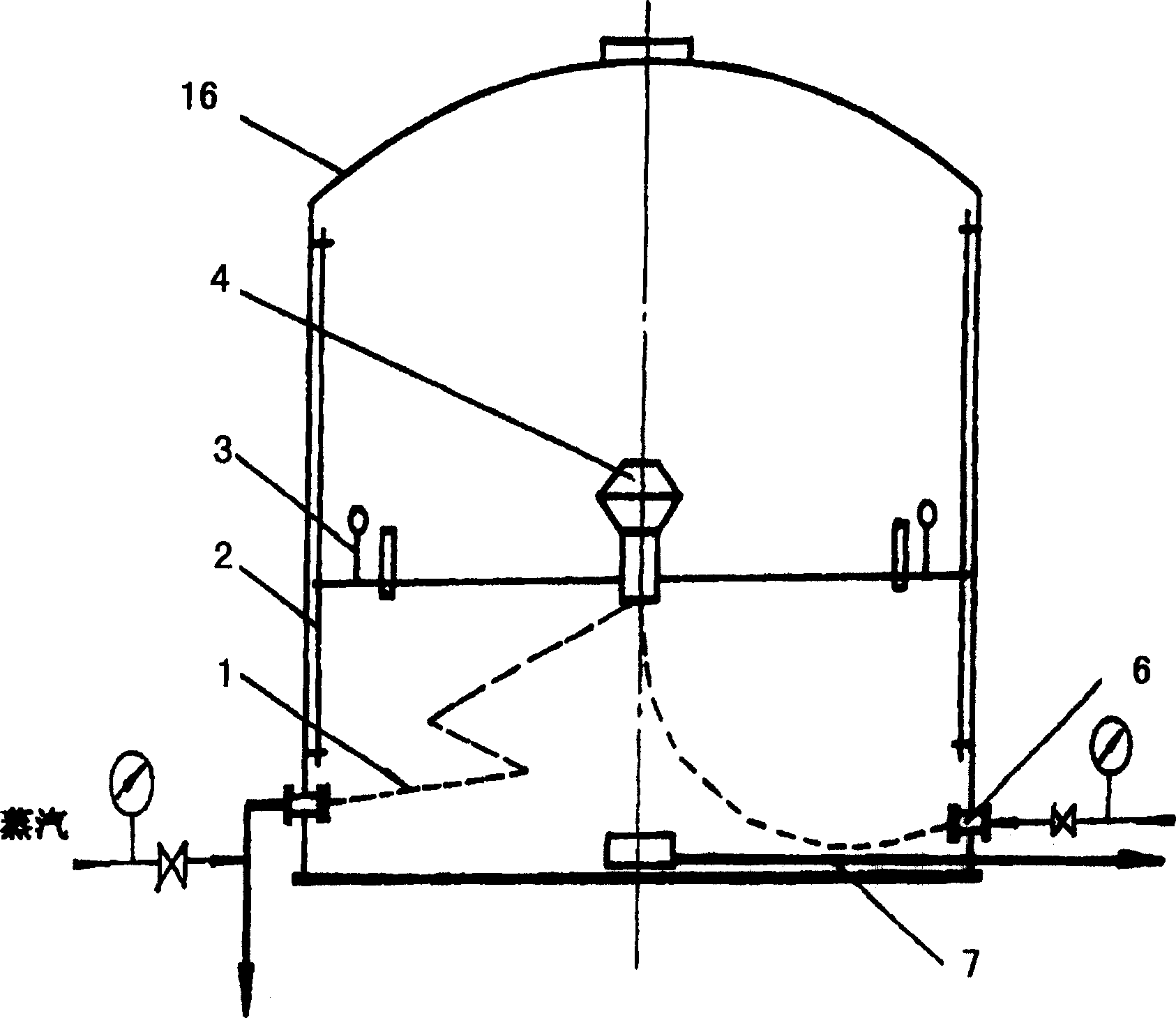 Floating circular current oil receiver and circular current separating method