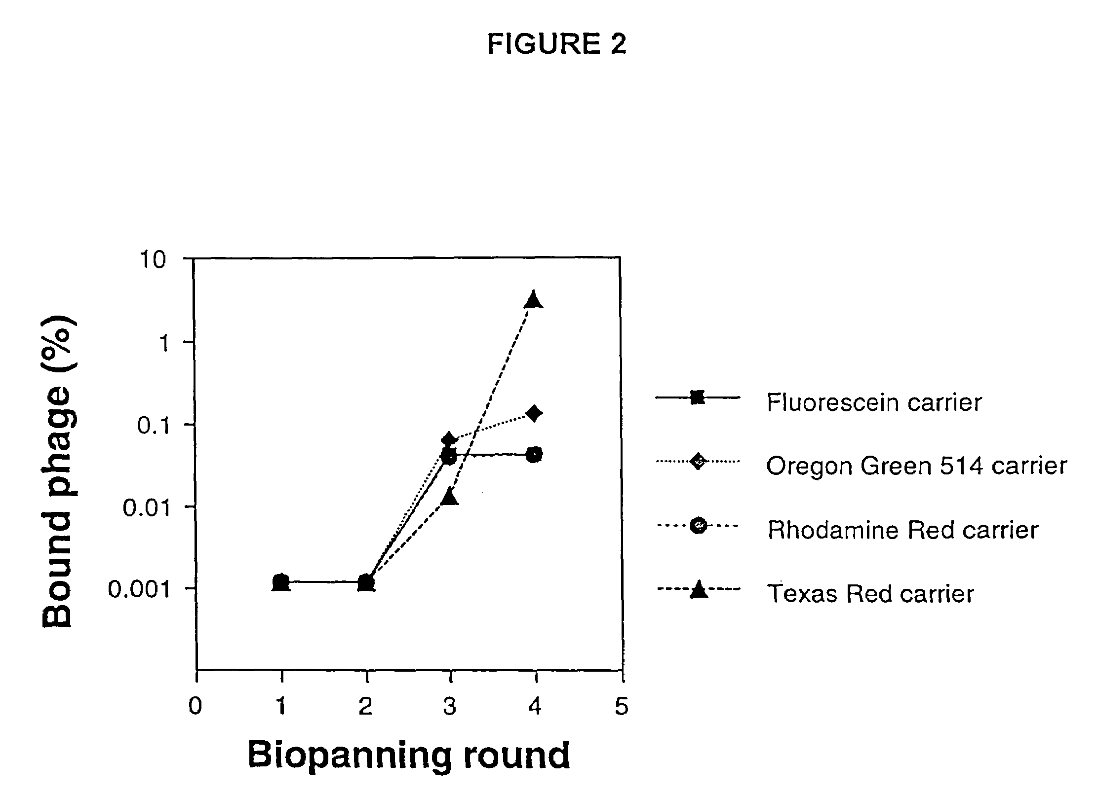 Fluorescent dye binding peptides