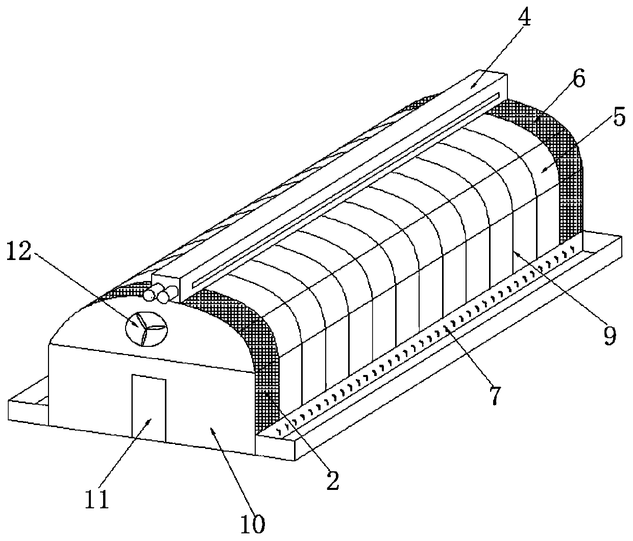 Intelligent agricultural greenhouse based on sensor data collection