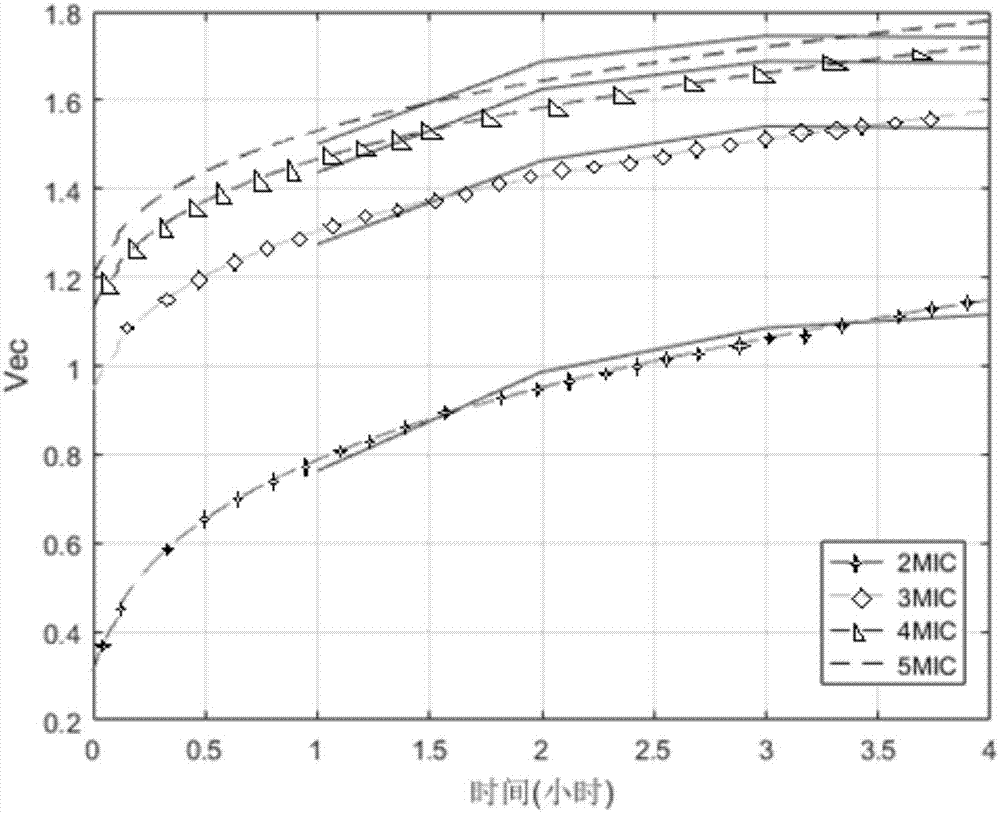 Method for determining quantitative indexes of sensibility and drug tolerance, for antibiotics, of helicobacter pylori