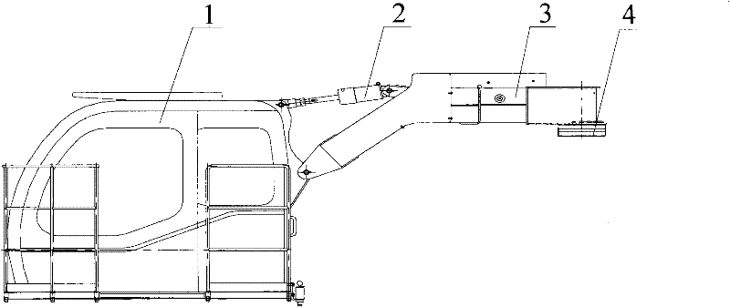 Crane and its displacement device