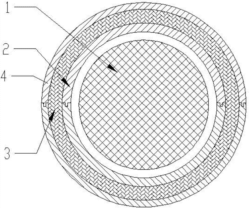 Novel Haff fireproof stay cable and manufacturing method thereof