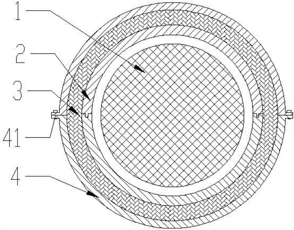 Novel Haff fireproof stay cable and manufacturing method thereof