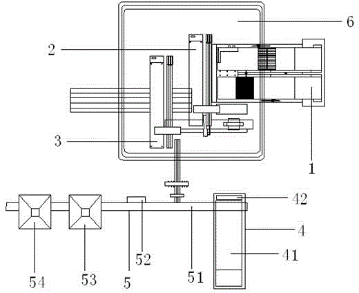 Automatic gear shaft machining and detecting device