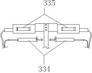 Automatic gear shaft machining and detecting device