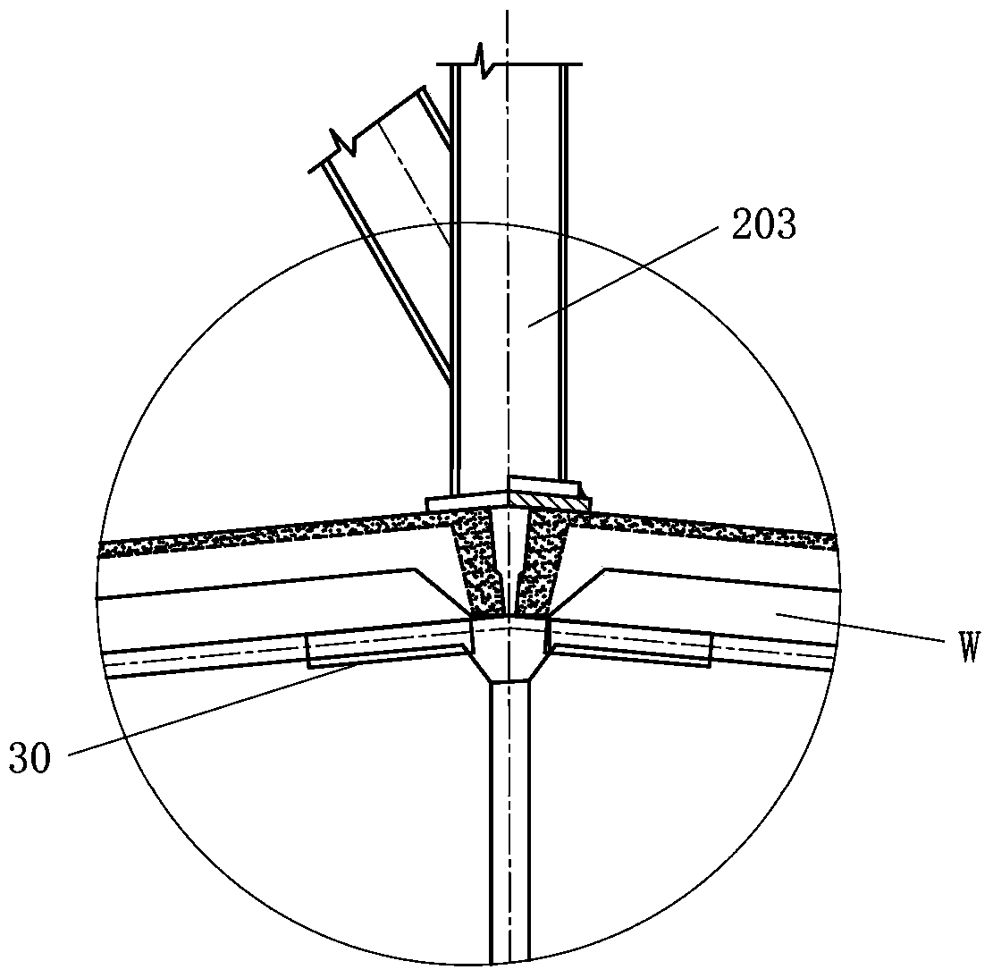 Rake type lifting frame and dismantling method for reinforced concrete groove-shaped roof boards